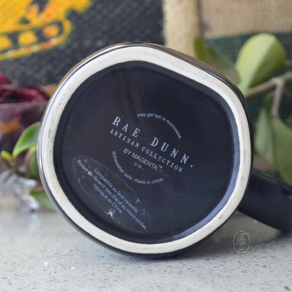 Rae Dunn Artisan Collection Black "Hustle" Mug - Picture 4 of 4